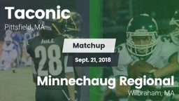 Matchup: Taconic  vs. Minnechaug Regional  2018