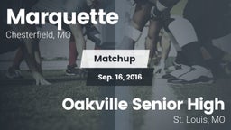 Matchup: Marquette High vs. Oakville Senior High 2016