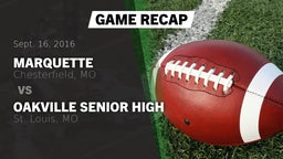 Recap: Marquette  vs. Oakville Senior High 2016