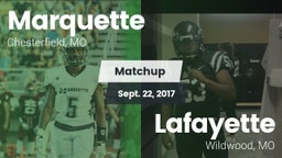 Matchup: Marquette High vs. Lafayette  2017