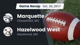 Recap: Marquette  vs. Hazelwood West  2017