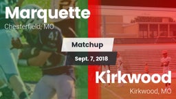 Matchup: Marquette High vs. Kirkwood  2018