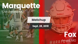 Matchup: Marquette High vs. Fox  2018