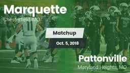 Matchup: Marquette High vs. Pattonville  2018