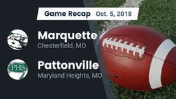 Recap: Marquette  vs. Pattonville  2018