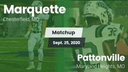 Matchup: Marquette High vs. Pattonville  2020