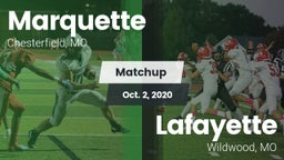 Matchup: Marquette High vs. Lafayette  2020