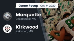 Recap: Marquette  vs. Kirkwood  2020