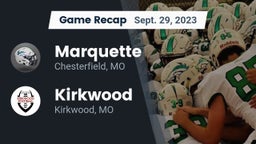 Recap: Marquette  vs. Kirkwood  2023
