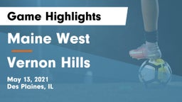 Maine West  vs Vernon Hills  Game Highlights - May 13, 2021