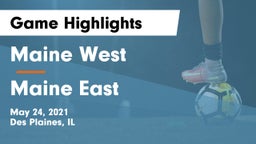 Maine West  vs Maine East  Game Highlights - May 24, 2021