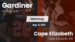 Matchup: Gardiner  vs. Cape Elizabeth  2017