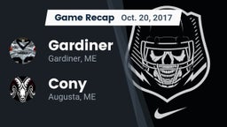 Recap: Gardiner  vs. Cony  2017