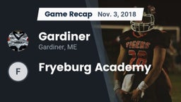 Recap: Gardiner  vs. Fryeburg Academy 2018