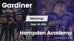 Matchup: Gardiner  vs. Hampden Academy 2019