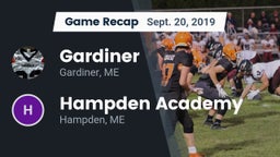 Recap: Gardiner  vs. Hampden Academy 2019