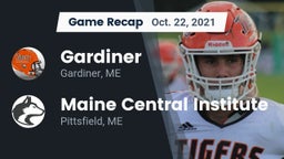 Recap: Gardiner  vs. Maine Central Institute 2021