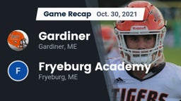 Recap: Gardiner  vs. Fryeburg Academy 2021