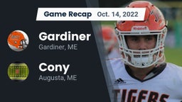 Recap: Gardiner  vs. Cony  2022