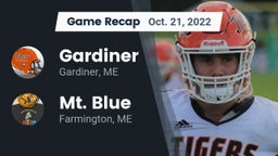 Recap: Gardiner  vs. Mt. Blue  2022