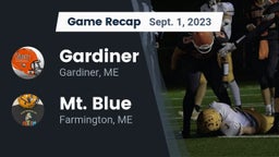 Recap: Gardiner  vs. Mt. Blue  2023