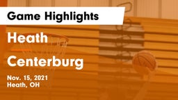 Heath  vs Centerburg  Game Highlights - Nov. 15, 2021