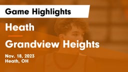 Heath  vs Grandview Heights  Game Highlights - Nov. 18, 2023
