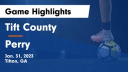 Tift County  vs Perry  Game Highlights - Jan. 31, 2023
