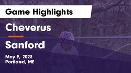 Cheverus  vs Sanford  Game Highlights - May 9, 2023