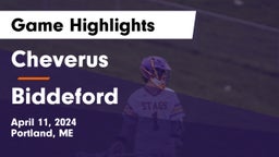 Cheverus  vs Biddeford  Game Highlights - April 11, 2024
