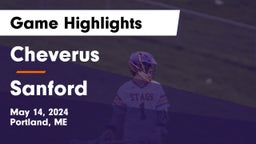 Cheverus  vs Sanford  Game Highlights - May 14, 2024