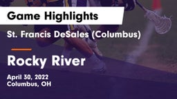 St. Francis DeSales  (Columbus) vs Rocky River   Game Highlights - April 30, 2022