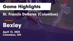 St. Francis DeSales  (Columbus) vs Bexley  Game Highlights - April 13, 2023