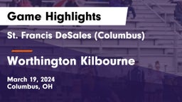 St. Francis DeSales  (Columbus) vs Worthington Kilbourne  Game Highlights - March 19, 2024