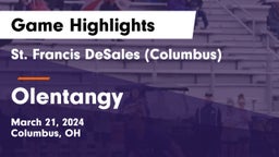 St. Francis DeSales  (Columbus) vs Olentangy  Game Highlights - March 21, 2024