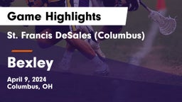 St. Francis DeSales  (Columbus) vs Bexley  Game Highlights - April 9, 2024