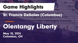 St. Francis DeSales  (Columbus) vs Olentangy Liberty  Game Highlights - May 10, 2024