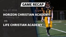 Recap: Horizon Christian Academy  vs. Life Christian Academy 2016