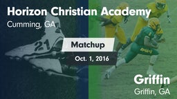 Matchup: Horizon Christian Ac vs. Griffin  2016
