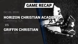 Recap: Horizon Christian Academy  vs. Griffin Christian  2016