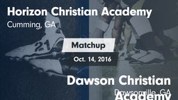 Matchup: Horizon Christian Ac vs. Dawson Christian Academy 2016