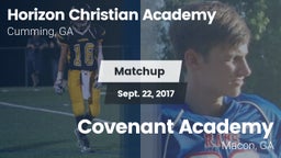 Matchup: Horizon Christian Ac vs. Covenant Academy  2017