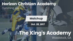 Matchup: Horizon Christian Ac vs. The King's Academy 2017