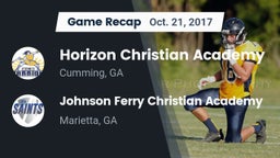Recap: Horizon Christian Academy  vs. Johnson Ferry Christian Academy 2017