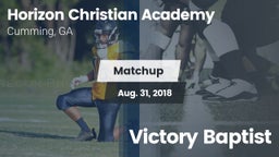 Matchup: Horizon Christian Ac vs. Victory Baptist 2018