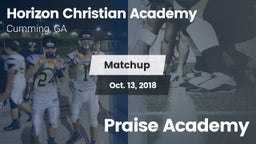 Matchup: Horizon Christian Ac vs. Praise Academy 2018