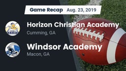 Recap: Horizon Christian Academy  vs. Windsor Academy  2019