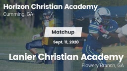 Matchup: Horizon Christian Ac vs. Lanier Christian Academy 2020