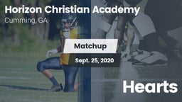 Matchup: Horizon Christian Ac vs. Hearts 2020