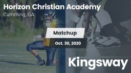 Matchup: Horizon Christian Ac vs. Kingsway 2020